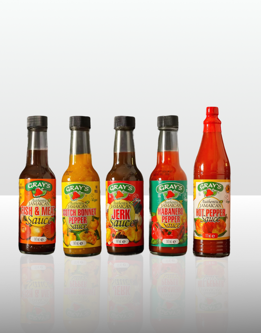 Gray's Authentic Jamaican 5 bottles selection
