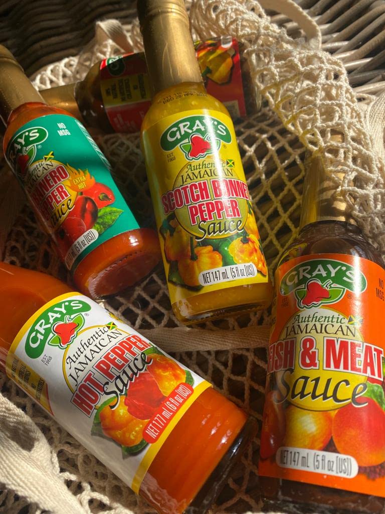 Gray's Authentic Jamaican Habanero Pepper Sauce Pack of 3 Bottles 147ml | Chilli & Hot Sauce