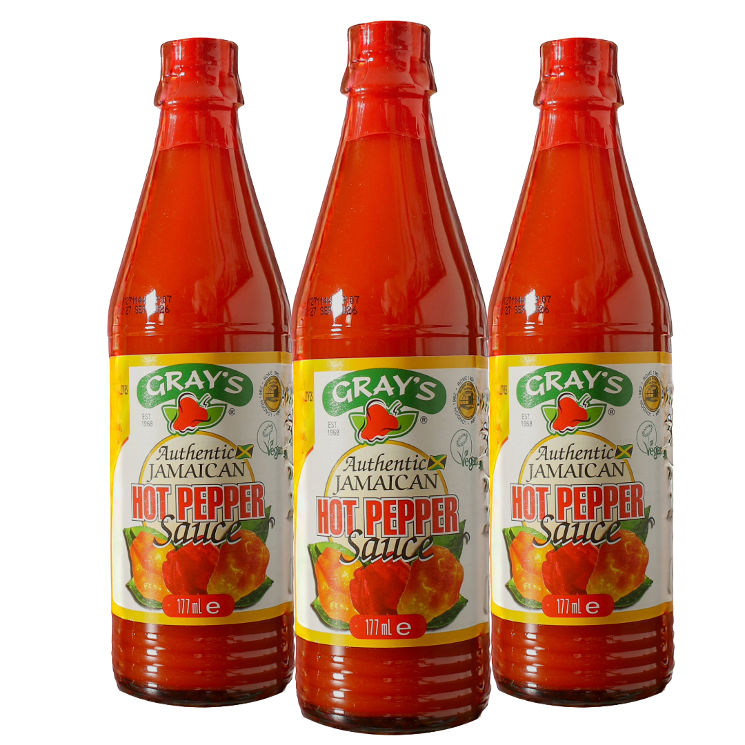 Gray's Jamaican Hot pepper sauce - Pack of 3