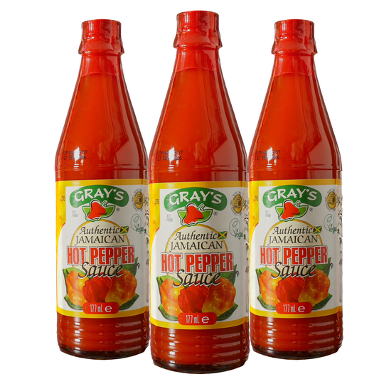 Gray's Jamaican Hot pepper sauce - Pack of 3
