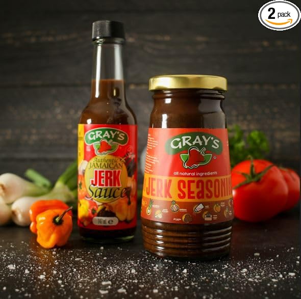 Gray's Jerk set - Jamaican Jerk Sauce & Jerk Seasoning