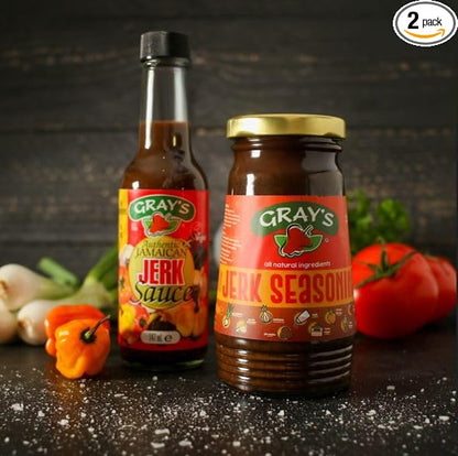 Gray's Jerk set - Jamaican Jerk Sauce & Jerk Seasoning