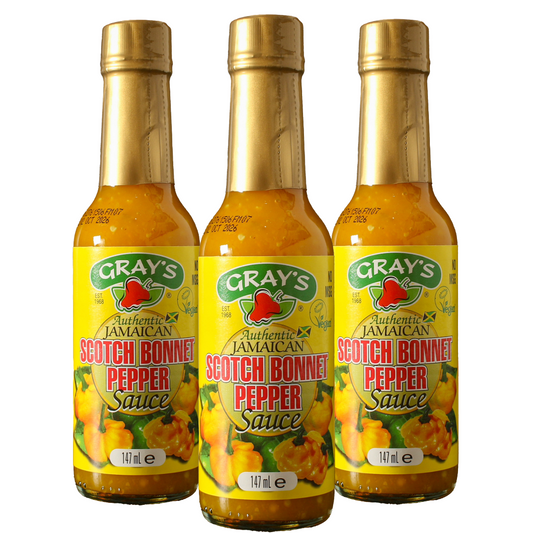 Gray's Authentic Jamaican Scotch Bonnet sauce - Pack of 3