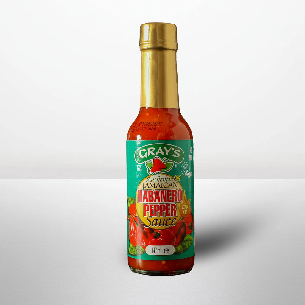 Gray's Authentic Jamaican Habanero Pepper Sauce Pack of 3 Bottles 147ml | Chilli & Hot Sauce